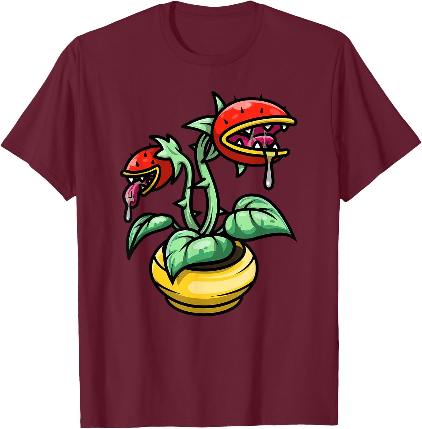 Venus Flytrap I Kids I Plant Monster I Venus Fly Trap T-Shirt - T-Shirt | Maroon