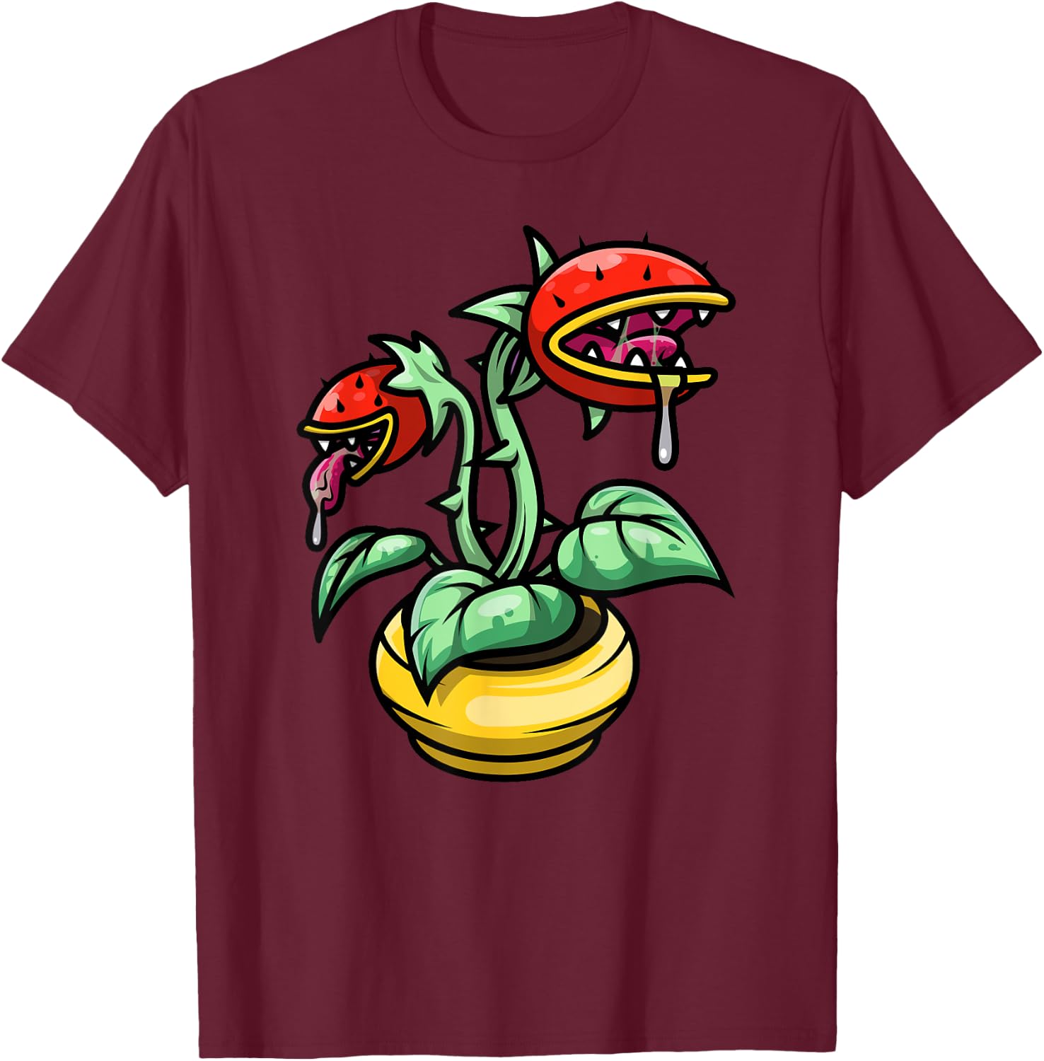 Venus Flytrap I Kids I Plant Monster I Venus Fly Trap T-Shirt - T-Shirt | Maroon