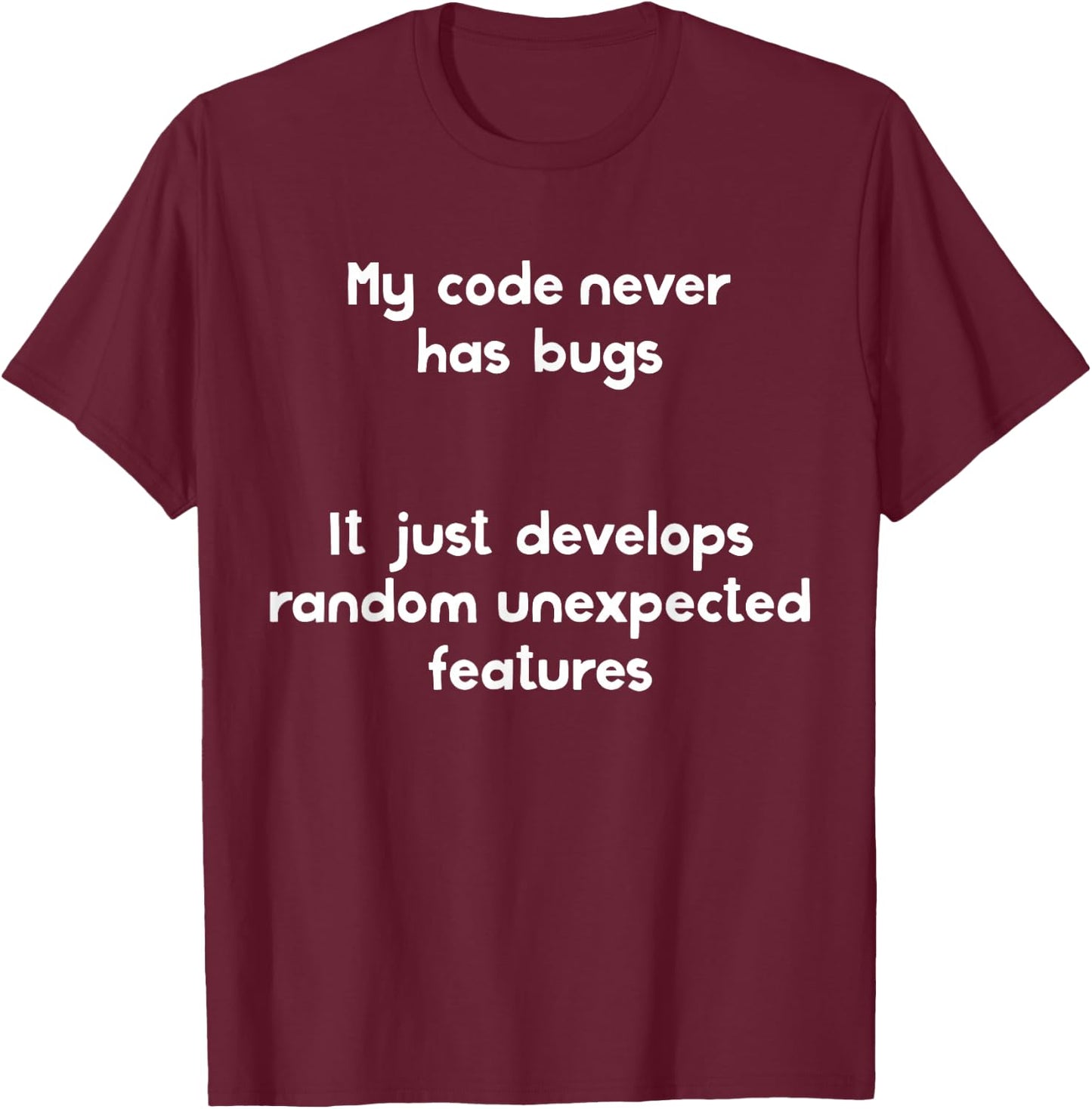 Funny Java Programmer Shirt Coding Joke Humor Gift T-Shirt - T-Shirt | Maroon