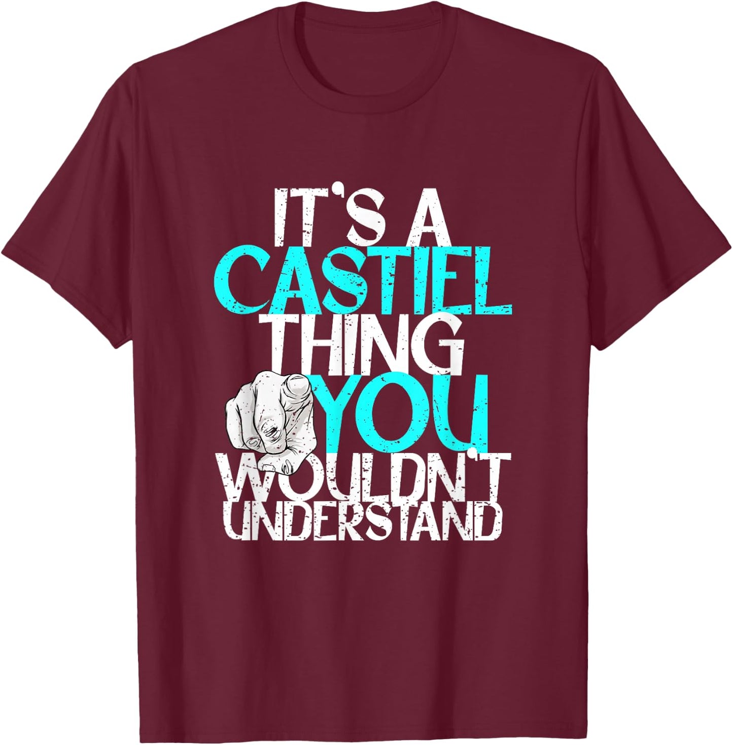 It's A Castiel Thing You Wouldn't Understand T-Shirt - T-Shirt | Maroon