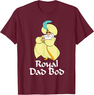 Disney Aladdin Sultan Royal Dad BOD T-Shirt - T-Shirt | Maroon