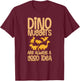 Dino Chicken Nugget Dinosaur Nugs Veggie Funny T-Shirt - T-Shirt | Maroon