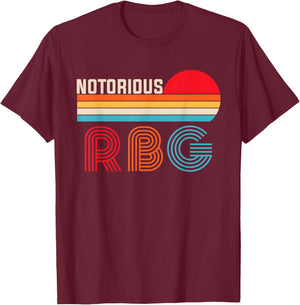 Vintage Notorious RBG shirt , Ruth Bader Ginsburg T-Shirt - T-Shirt | Maroon