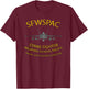 Strike Fighter Weapons School Pacific NAS LeMoore F-18 T-Shirt - T-Shirt | Maroon