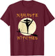 Namaste Witches - Halloween Yoga Women T-Shirt - T-Shirt | Maroon