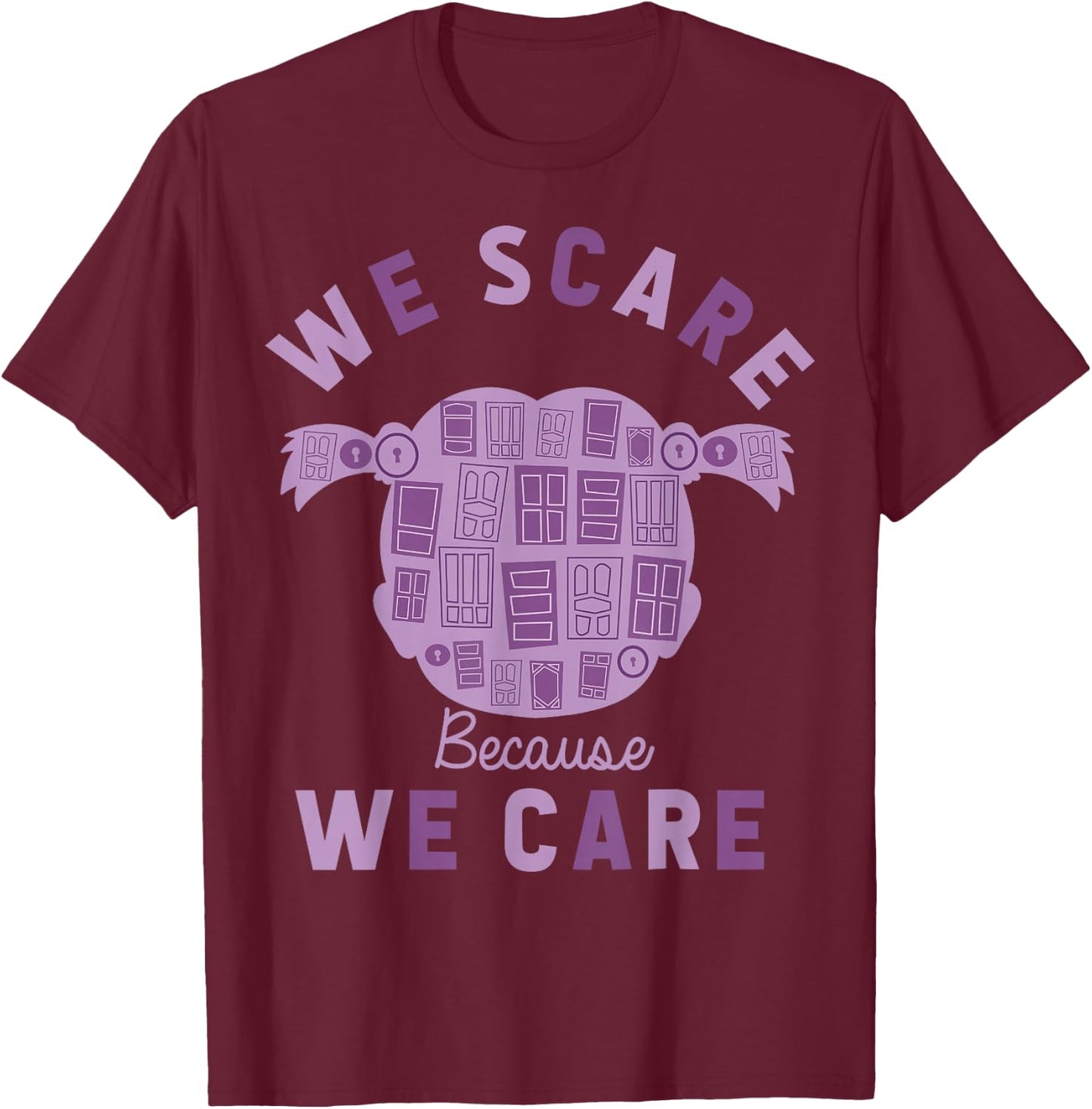 Disney Pixar Monsters University Boo Scare Graphic T-Shirt - T-Shirt | Maroon