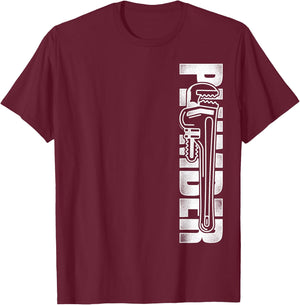 Plumber Vintage Plumber T-Shirt - T-Shirt | Maroon