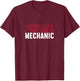 Pinball Mechanic T-Shirt - T-Shirt | Maroon