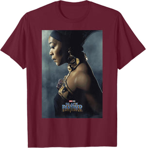 Marvel Black Panther Avengers Ramonda Poster Graphic T-Shirt - T-Shirt | Maroon