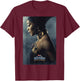 Marvel Black Panther Avengers Ramonda Poster Graphic T-Shirt - T-Shirt | Maroon