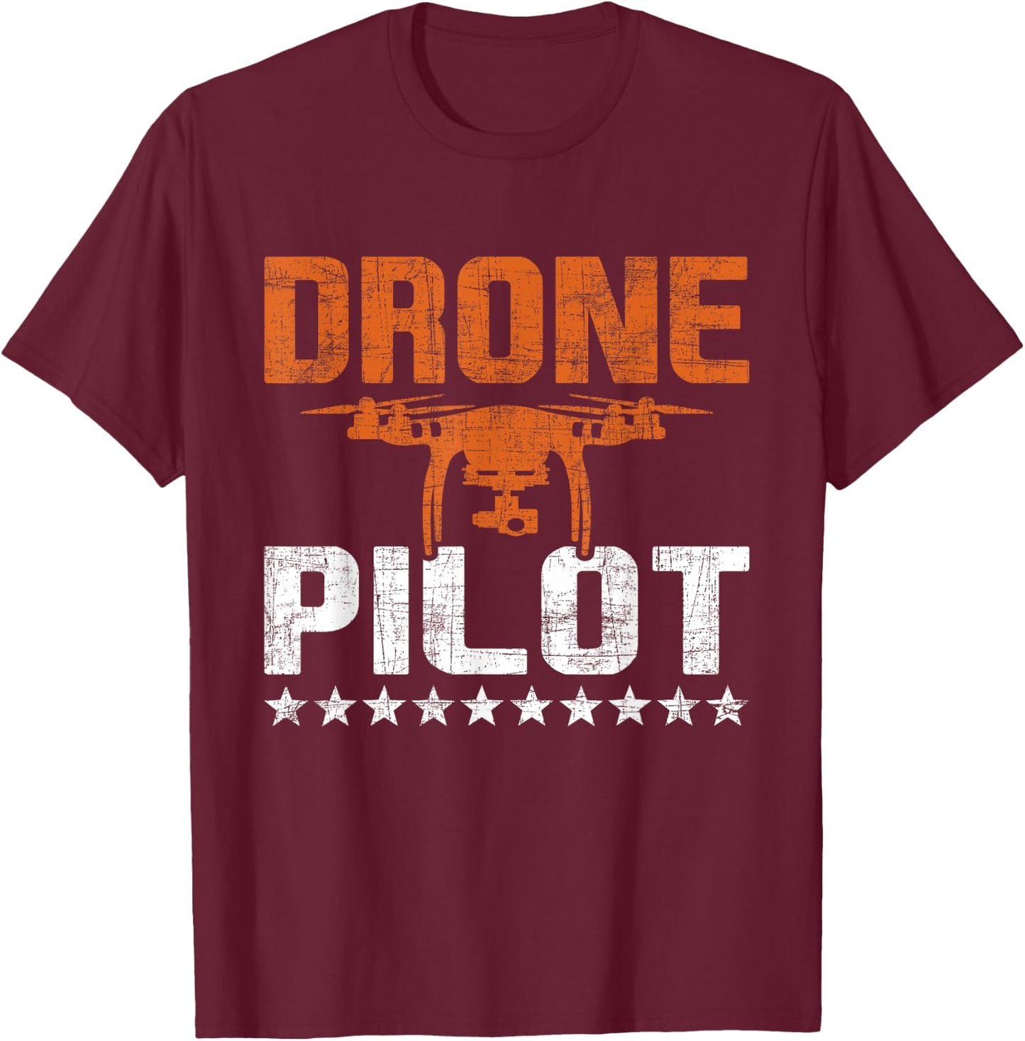 Drone Pilot - RC Flight Operator Quadcopter Flying Expert T-Shirt - T-Shirt | Maroon