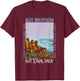 Blue Mountains National Park Australia Distressed Vintage T-Shirt - T-Shirt | Maroon