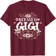 Blessed Gigi Grandma Life Flower Mothers Day 2026 Women T-Shirt - T-Shirt | Maroon