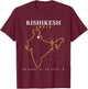 India Rishikesh T-Shirt - T-Shirt | Maroon