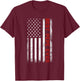 Best Pepe Ever American Flag Patriotic Pepe Father's Day T-Shirt - T-Shirt | Maroon