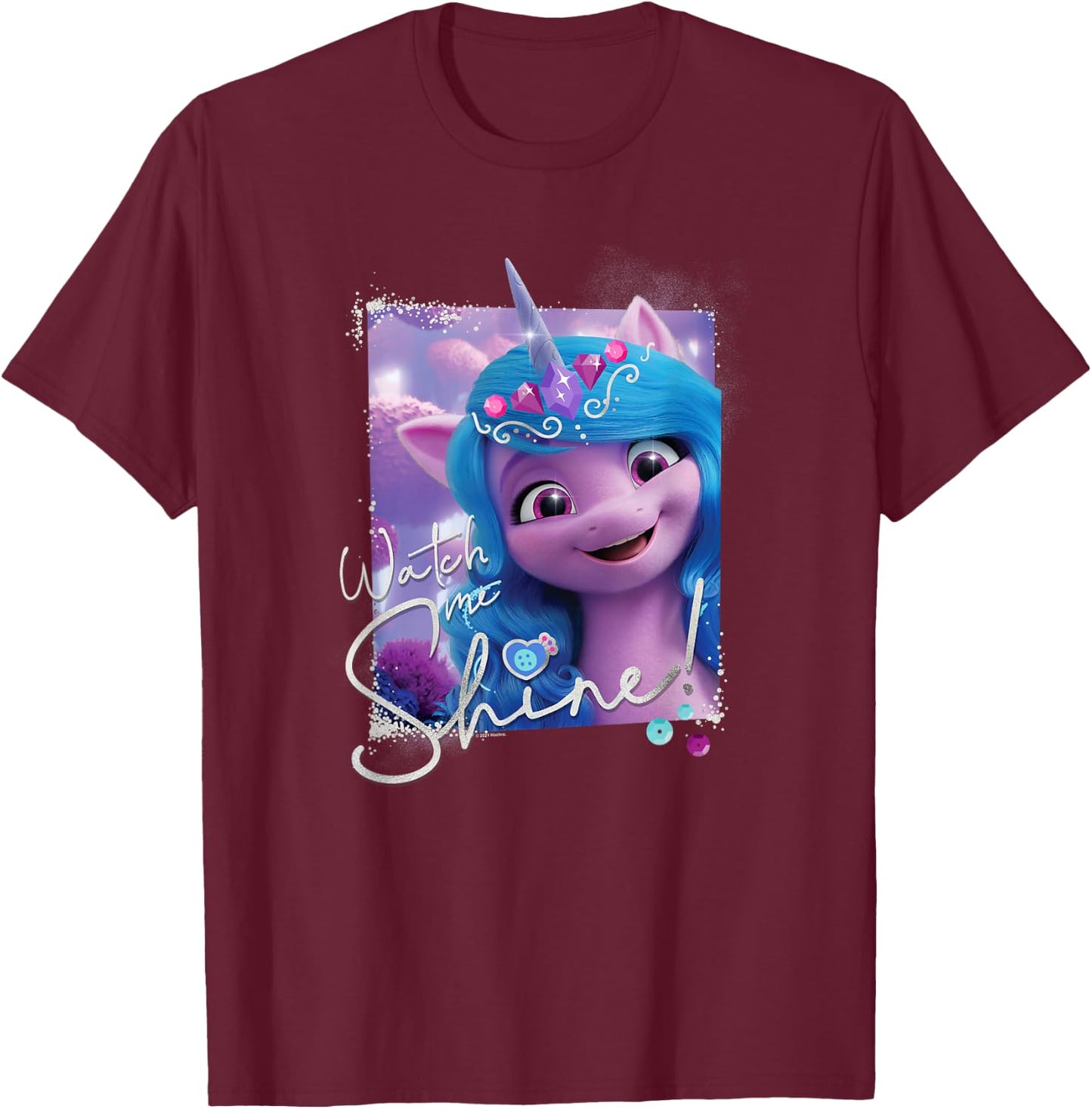 My Little Pony: A New Generation Unicorn Watch Me Shine! T-Shirt - T-Shirt | Maroon