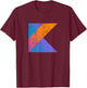 Kotlin Logo for Kotlin Programmers and Developers Gift T-Shirt - T-Shirt | Maroon