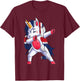 Great Britain Unicorn Great Britain British T-Shirt - T-Shirt | Maroon