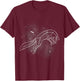 Fox Star Moon Foxes T-Shirt - T-Shirt | Maroon