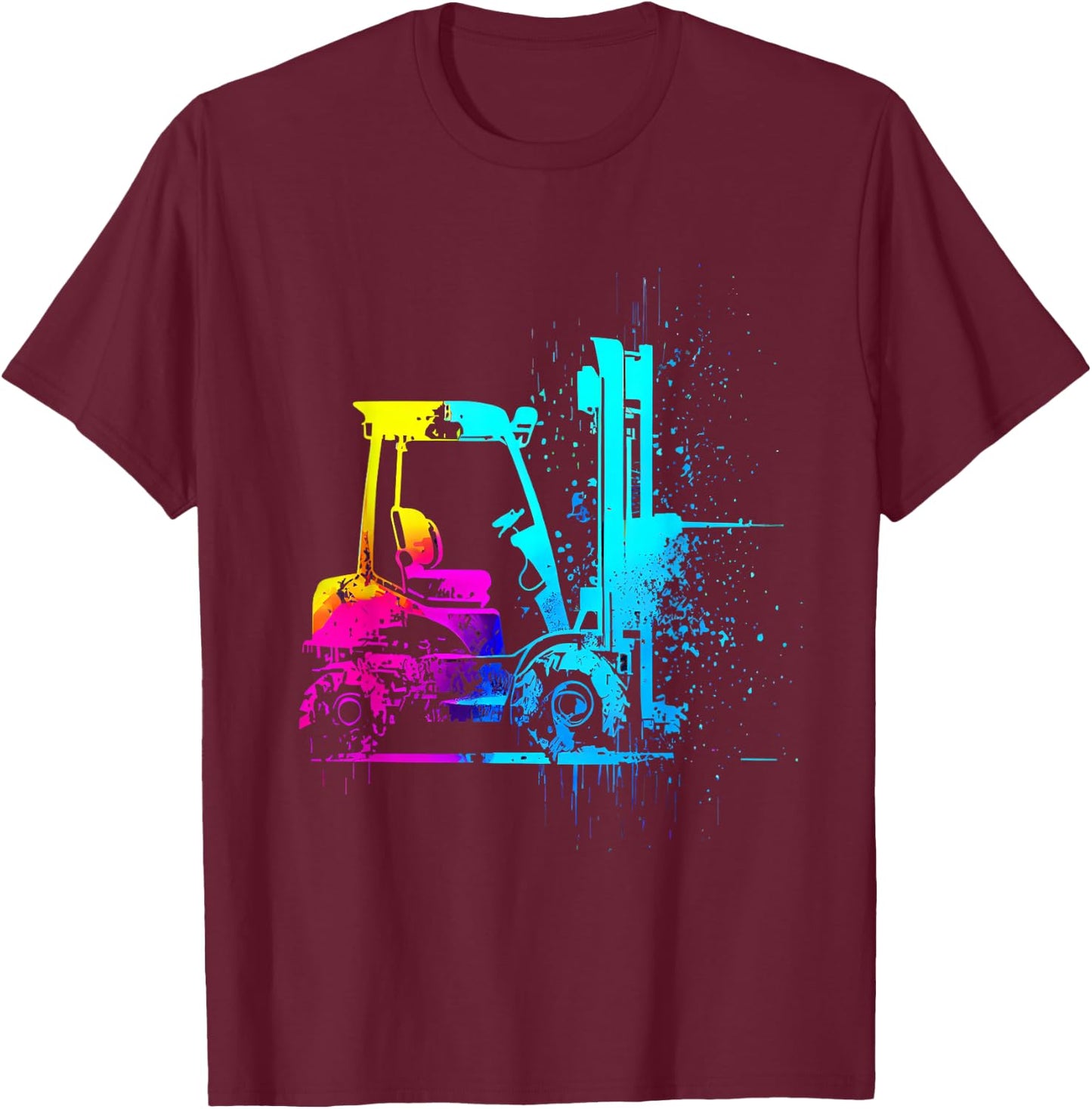 Forklift operator forklift driver warehouse clerk gift T-Shirt - T-Shirt | Maroon
