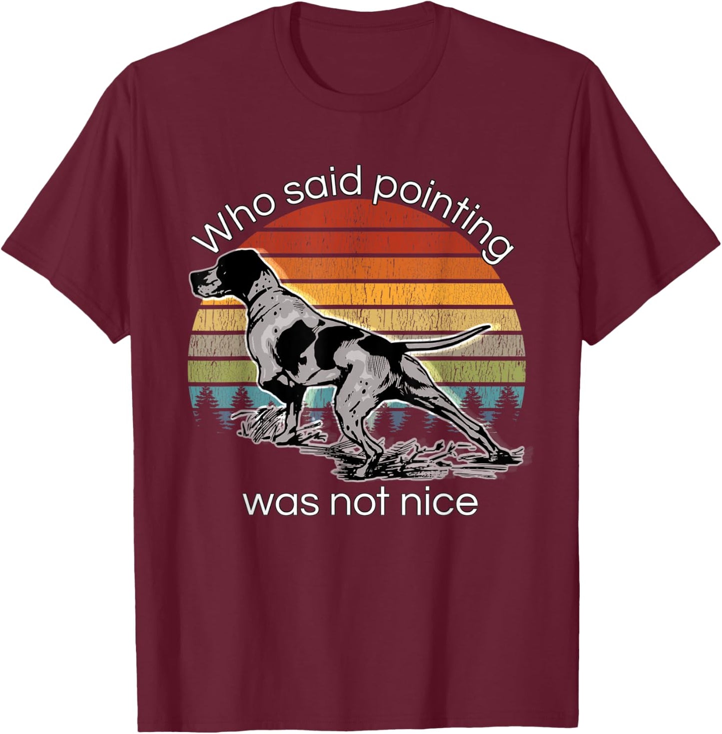 Funny Duck Pheasant Goose Grouse Bird Fowl Hunting Hunter T-Shirt - T-Shirt | Maroon