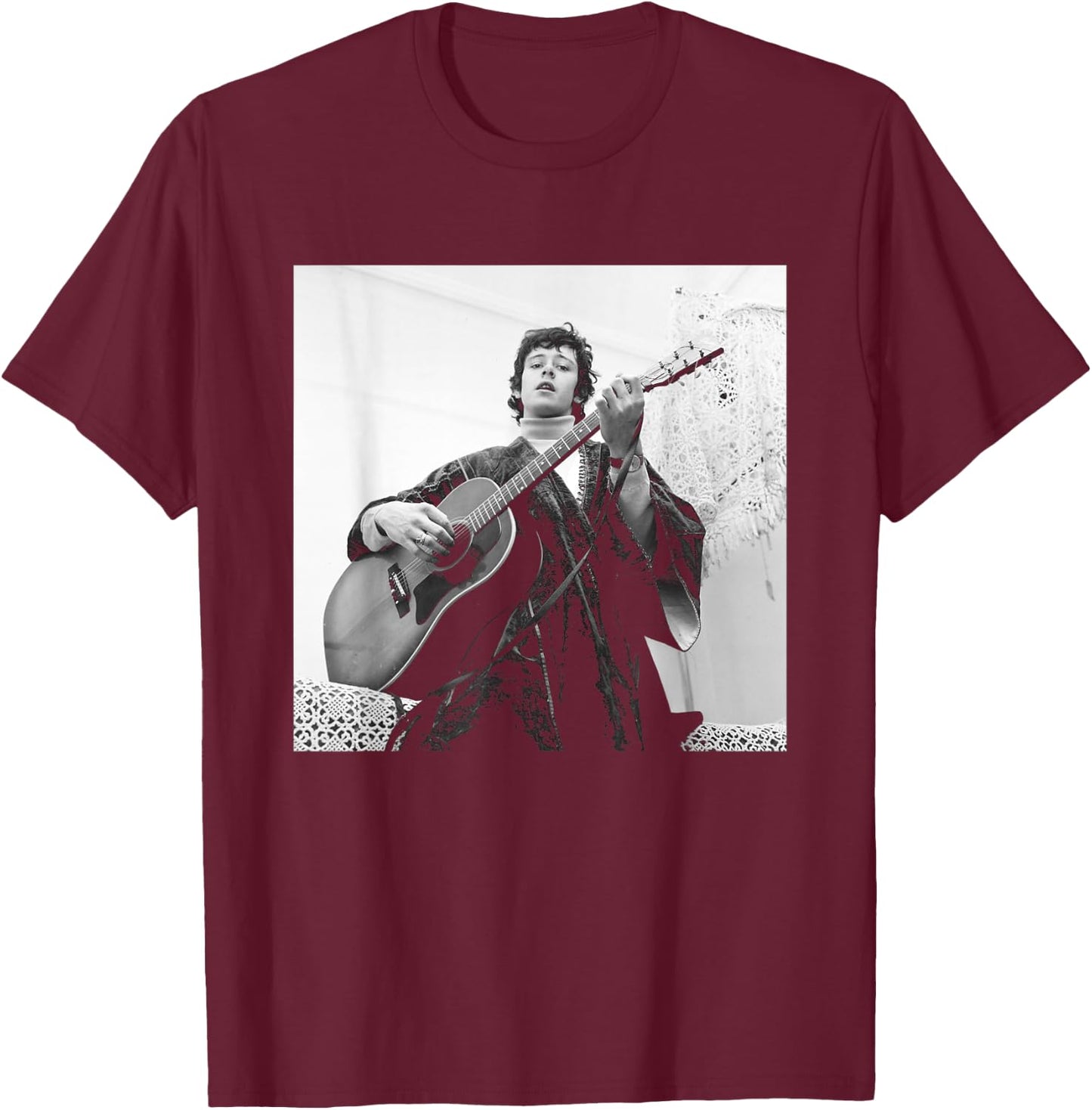 Donovan Mellow Yellow Scottish Singer 1966 T-Shirt - T-Shirt | Maroon