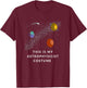 Astrophysicist Career Costume T-Shirt - T-Shirt | Maroon
