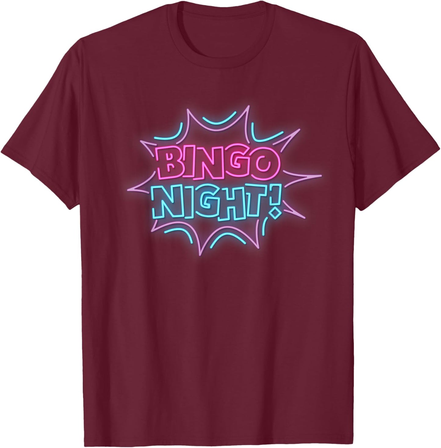 Funny Bingo King - Bingo Night T-Shirt - T-Shirt | Maroon