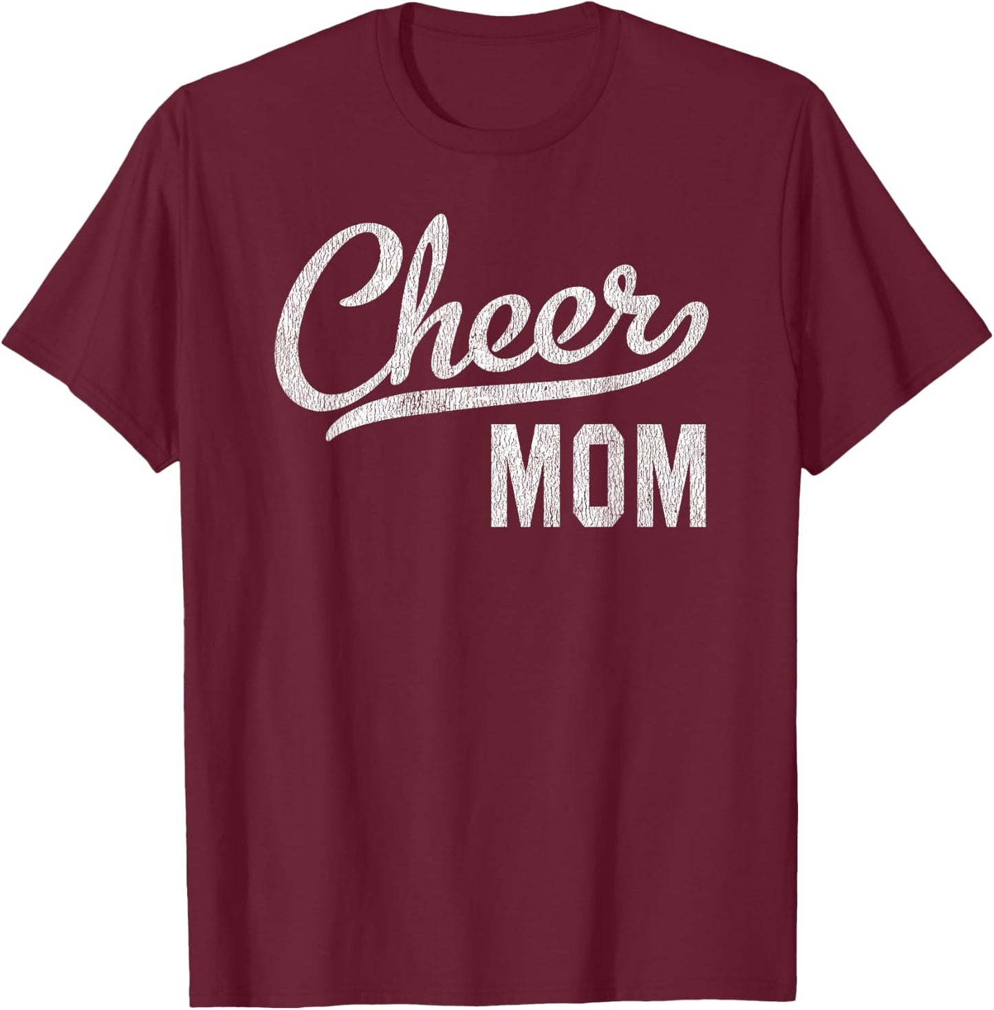 Cheer Mom Proud Cheerleading Mom Gift T-Shirt - T-Shirt | Maroon
