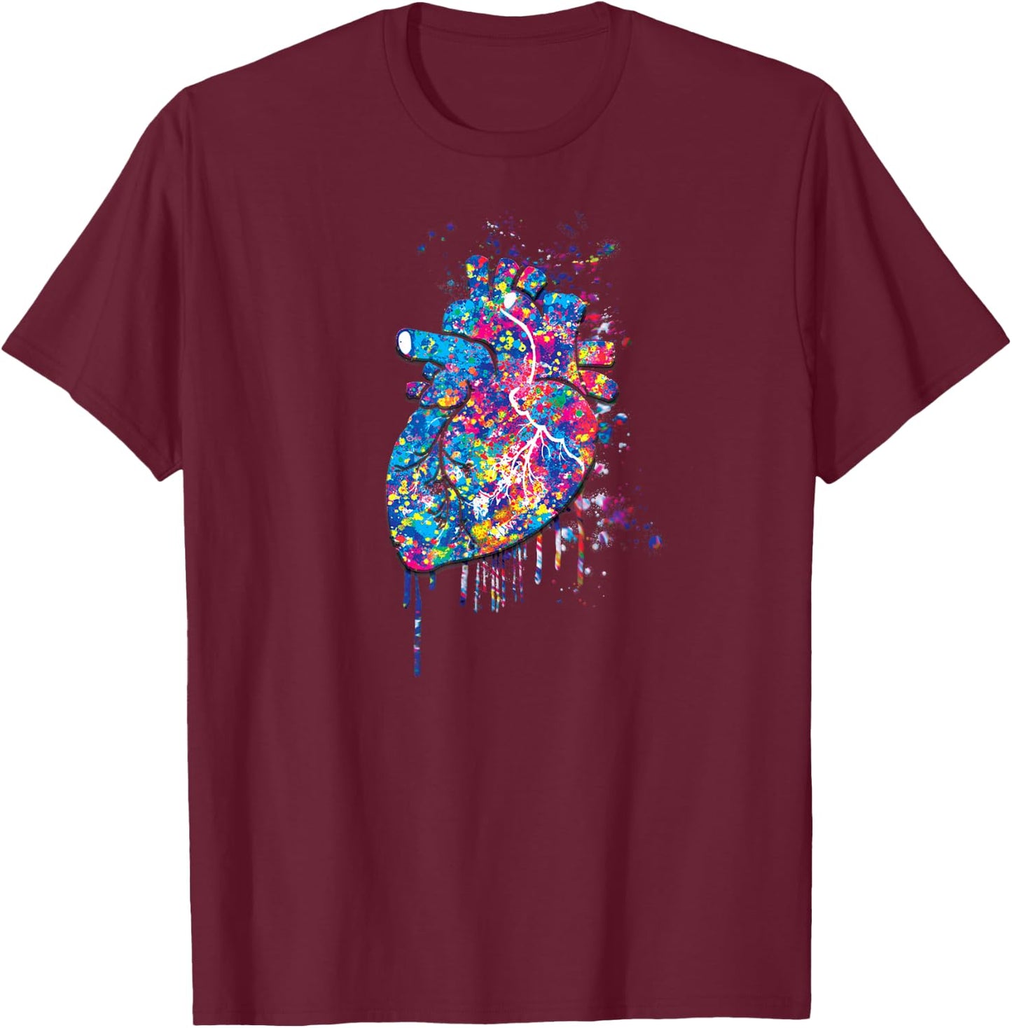 HItta 3xs Heart Gym Fitness Motivation Workout Inspiration T-Shirt - T-Shirt | Maroon