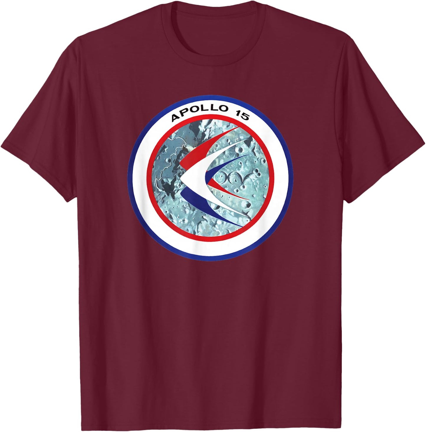 NASA Apollo 15 T-Shirt - T-Shirt | Maroon