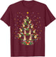 Platypus Christmas Gift Santa Hat Platypus Christmas T-Shirt - T-Shirt | Maroon