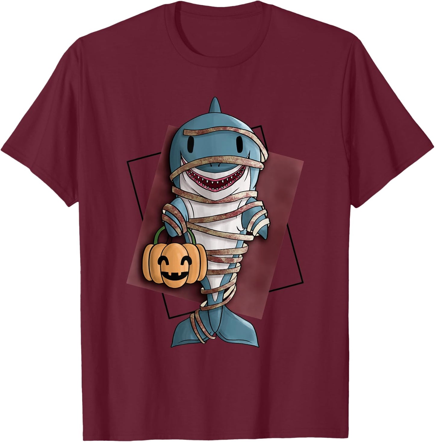 Halloween Shark Costume for Toddler Boys and Kids T-Shirt - T-Shirt | Maroon