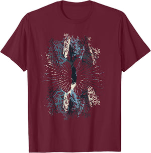 Nature Wildlife Outdoors Reflection Tree Forest T-Shirt - T-Shirt | Maroon