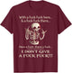 Funny Shirt I Don't Give A Fck Fck Skeleton For Man & Woman T-Shirt - T-Shirt | Maroon