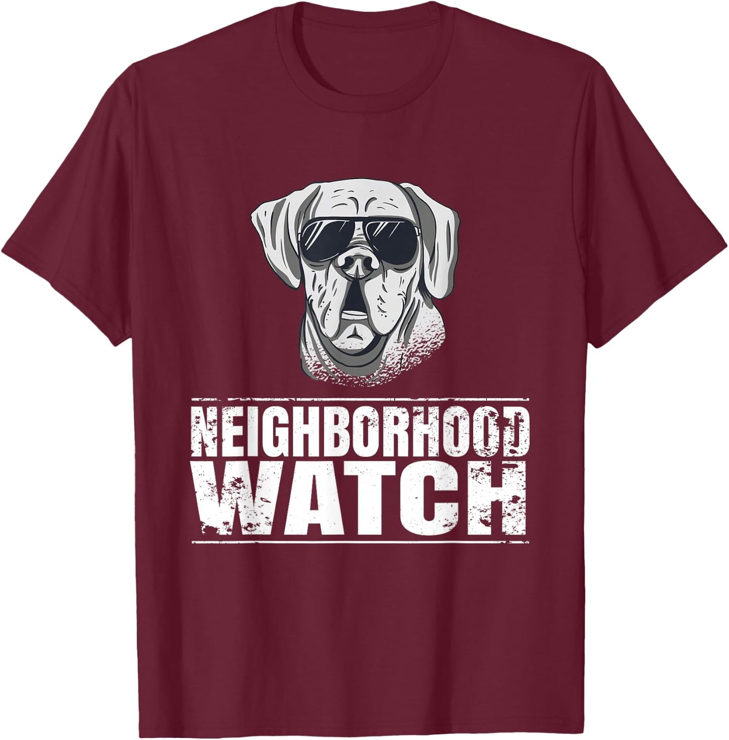 Neighborhood Watch T-Shirt - T-Shirt | Maroon