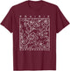 GaryGraham422 Prairie Flower Sketch T-Shirt - T-Shirt | Maroon