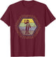 Nazca Lines -Spaceman Astronaut Retro Pop Art Peru Alien T-Shirt - T-Shirt | Maroon