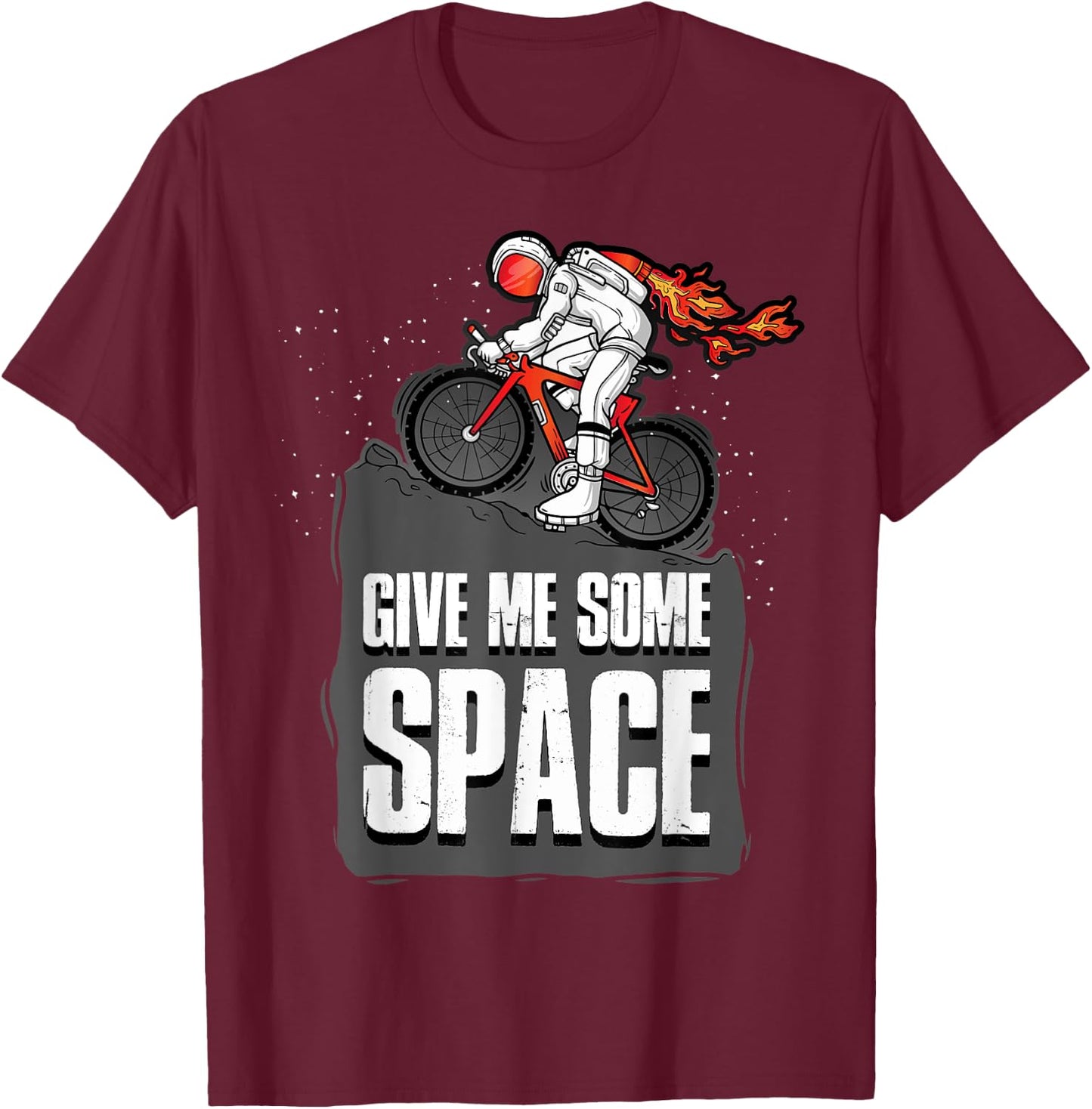 Give Me Some Space T-Shirt - T-Shirt | Maroon