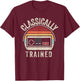 Retro Vintage Classically Trained Video Game Adult T-Shirt - T-Shirt | Maroon