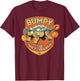 Jurassic World: Camp Cretaceous Bumpy The Ankylosaurus Small T-Shirt - T-Shirt | Maroon