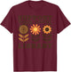 Groovy Support Your Local Library Book Reader Lover Bookworm T-Shirt - T-Shirt | Maroon