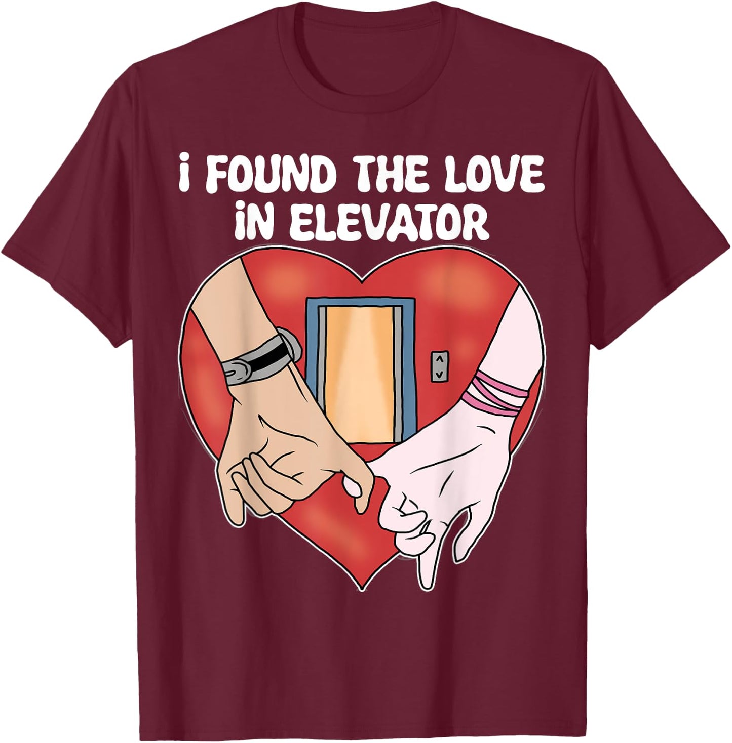 Elevator Installer Funny Elevator Mechanic T-Shirt - T-Shirt | Maroon