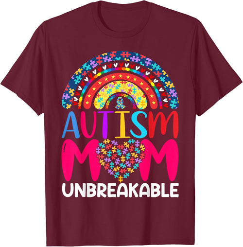 Autism Mom Unbreakable , Black
