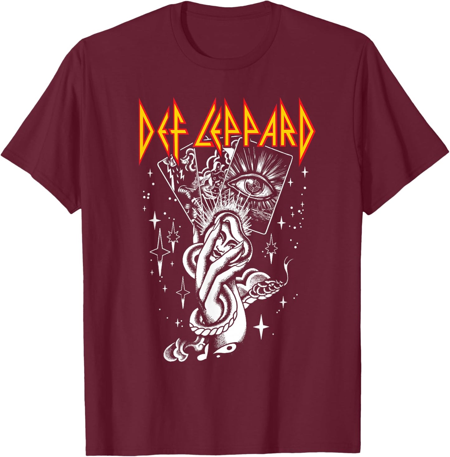 Def Leppard - The Truth T-Shirt - T-Shirt | Maroon
