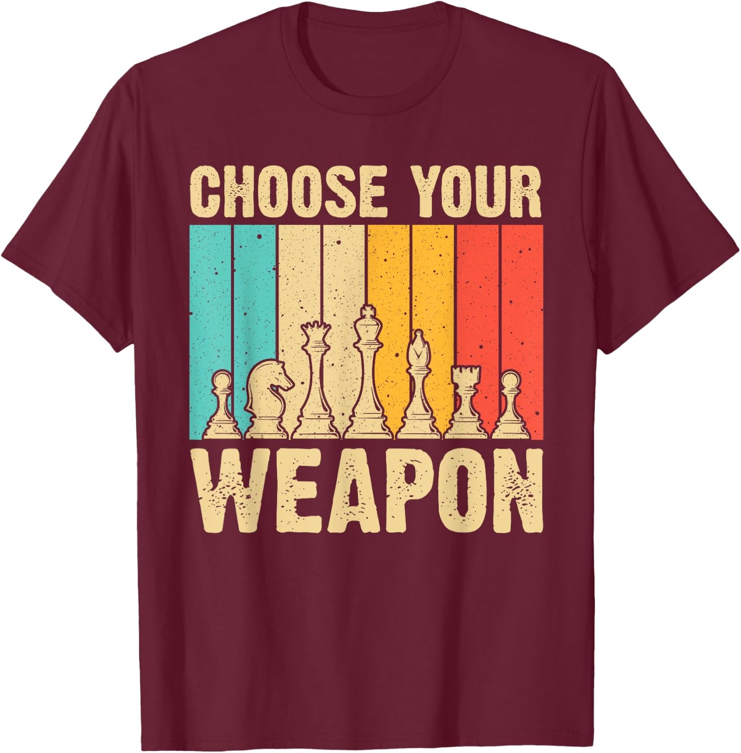 Funny Chess Lover Art For Chess Player Game Themed Men Women T-Shirt - T-Shirt | Maroon
