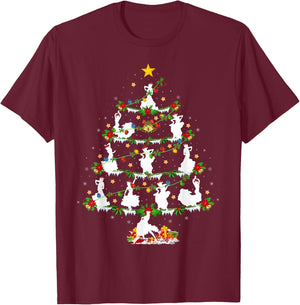 Flamenco Dance Lover Xmas Lighting Flamenco Christmas Tree T-Shirt - T-Shirt | Maroon