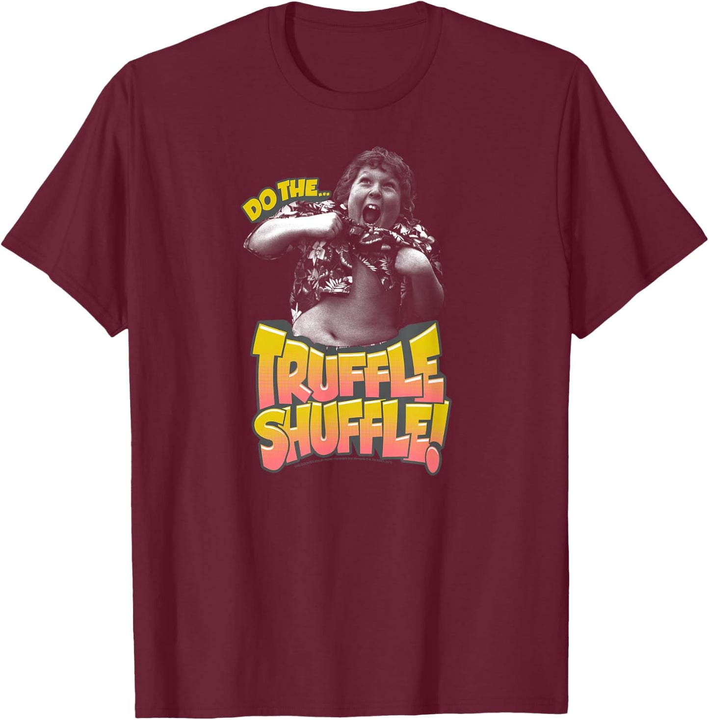 The Goonies Do the Truffle Shuffle T-Shirt - T-Shirt | Maroon