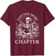 Just One More Chapter Reading Book Lover Bookworm Reader T-Shirt - T-Shirt | Maroon