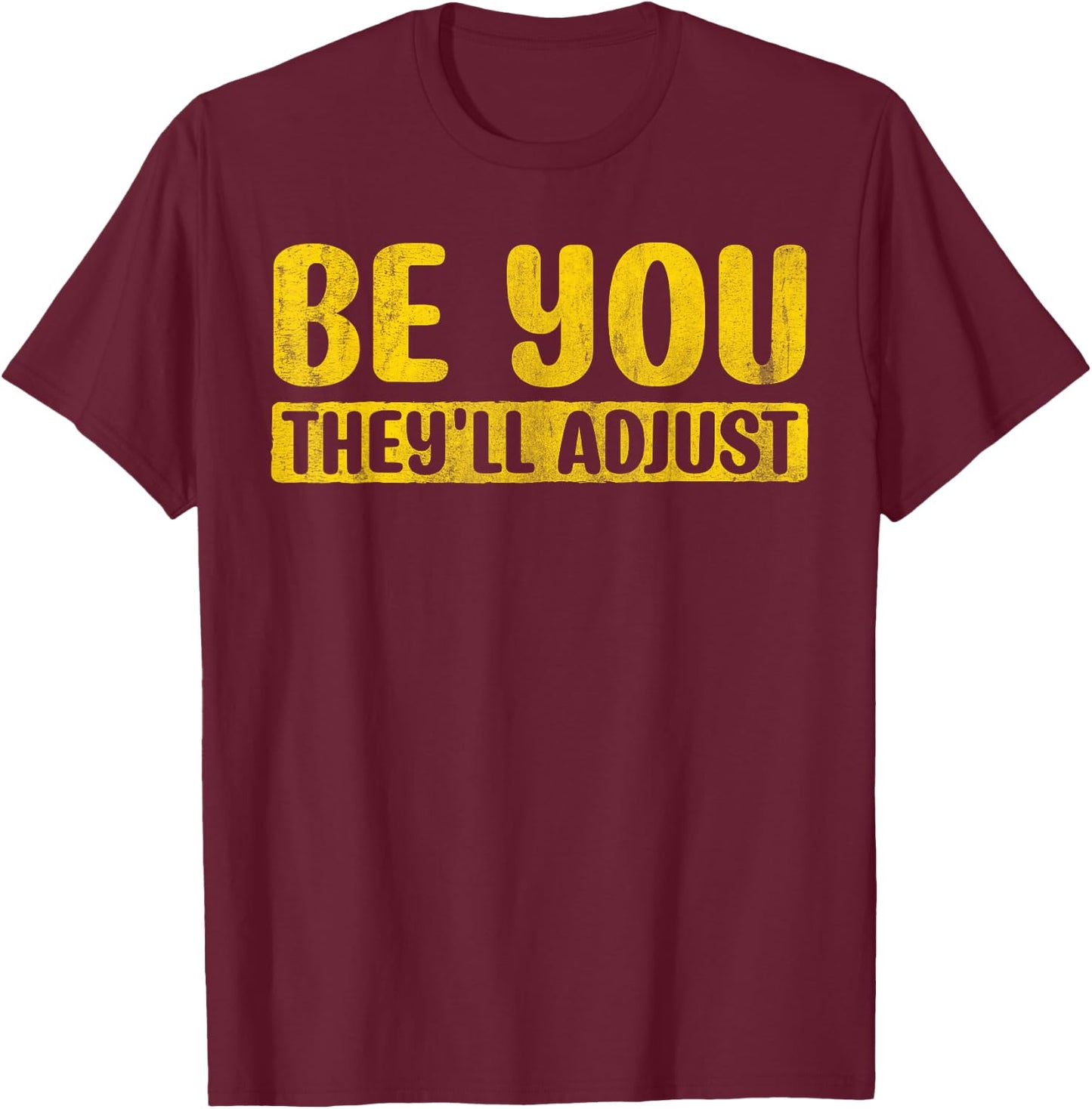 Motivate Inspire Encouragement Positivity Slogan T-Shirt - T-Shirt | Maroon